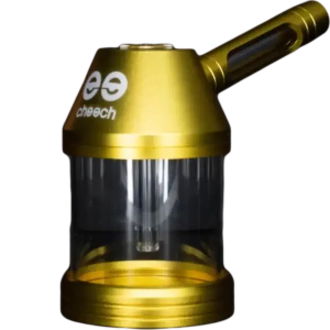 CHEECH GLASS 5'' METAL WRAPPED GLASS BUBBLER  CH-YD-2090