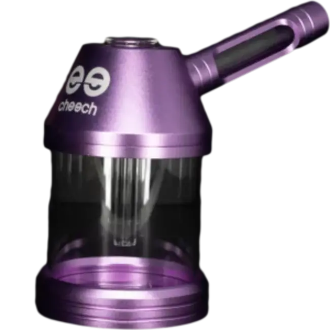 CHEECH GLASS 5'' METAL WRAPPED GLASS BUBBLER  CH-YD-2090