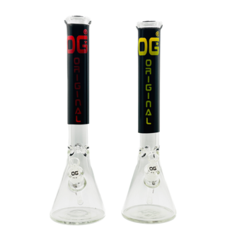 OG GLASS OG 18'' 7MM COLOUR BEAKER BONG OG-546