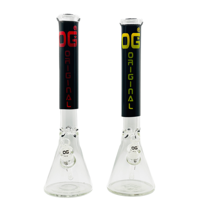 OG GLASS 18'' 7MM COLOUR BEAKER BONG OG-546