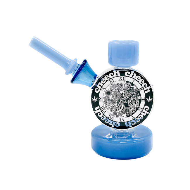 CHEECH GLASS 5.5'' CLOCK BUBBLER CH-181