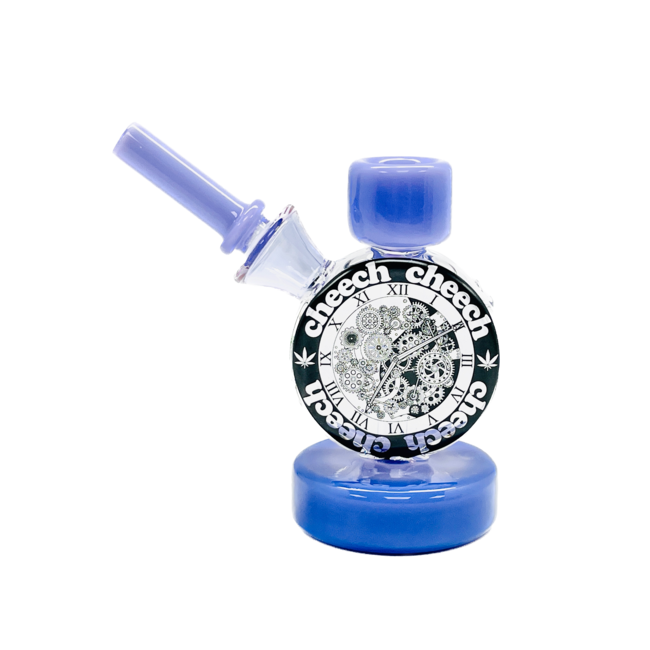 CHEECH GLASS 5.5'' CLOCK BUBBLER CH-181