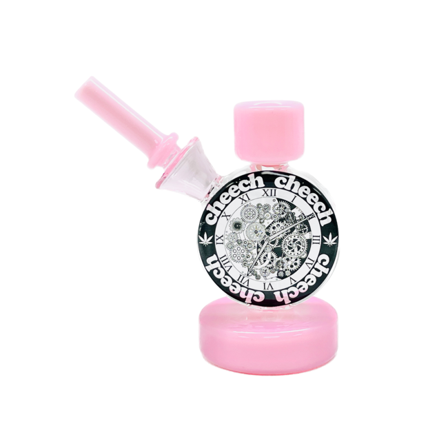 CHEECH GLASS 5.5'' CLOCK BUBBLER CH-181