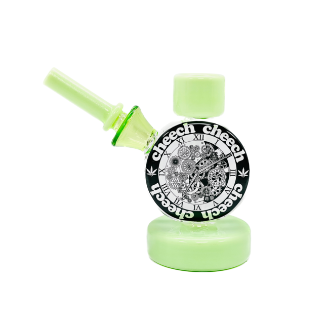 CHEECH GLASS 5.5'' CLOCK BUBBLER CH-181