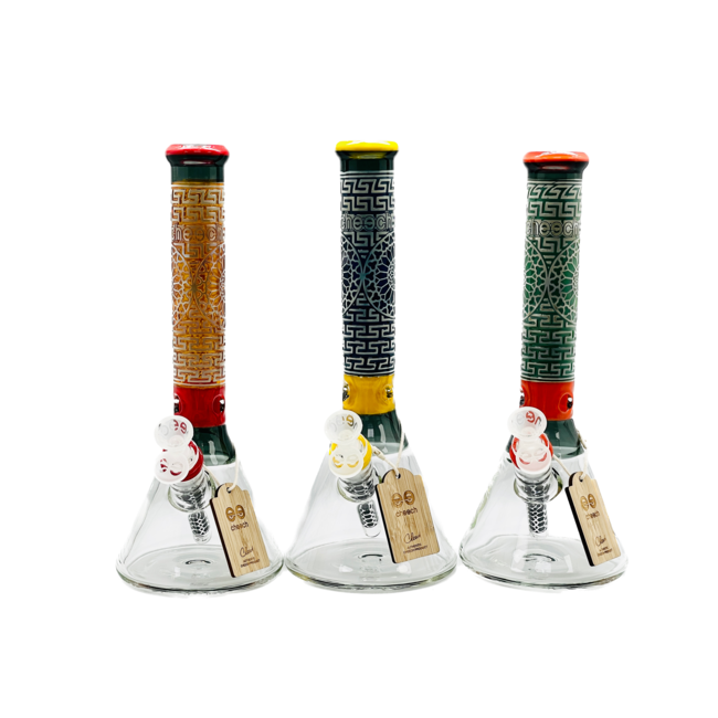 CHEECH GLASS 12'' ETACHED BEAKER CHE-116