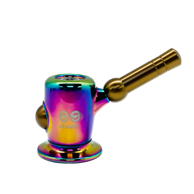 CHEECH GLASS 3'' METAL WRAPPED GLASS BUBBLER  MINI CH-YD-2060