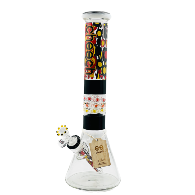 CHEECH GLASS 15'' COLOURFUL BEAKER BONG CHE-113
