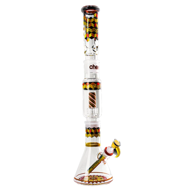 CHEECH GLASS 23'' 3 PCS BUILD A BONG SET CHE-117