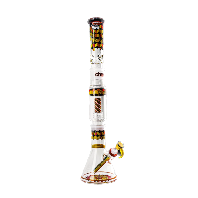 CHEECH GLASS 23'' 3 PCS BUILD A BONG SET CHE-117