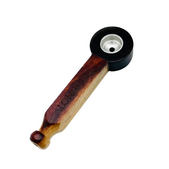 DRAGON CASTLE SMALL PORTABLE WOODEN HAND PIPE BY-003