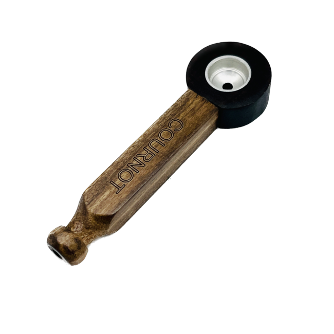 DRAGON CASTLE SMALL PORTABLE WOODEN HAND PIPE BY-003