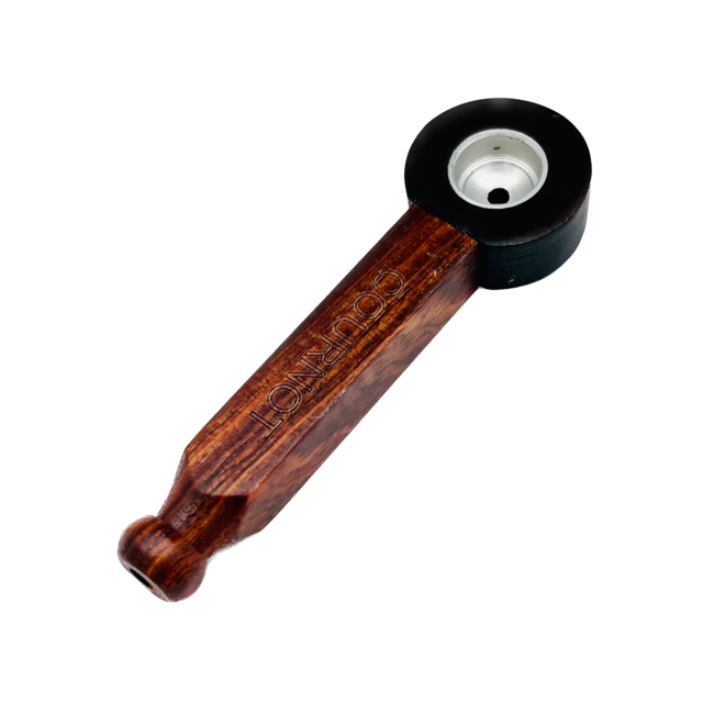 DRAGON CASTLE SMALL PORTABLE WOODEN HAND PIPE BY-003