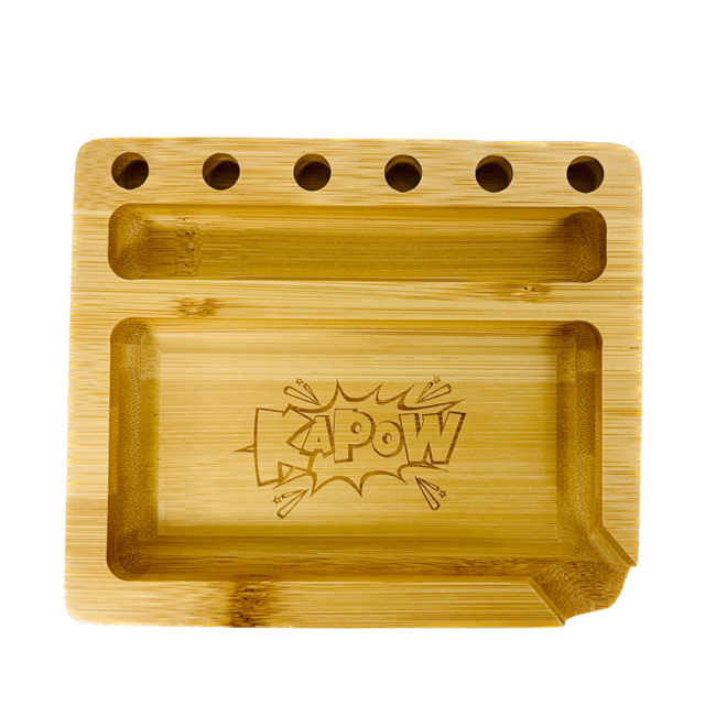 KAPOW KAPOW WOODEN ROLLING TRAY