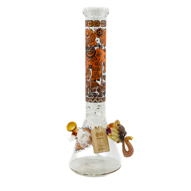 CHEECH GLASS 15'' ELEPHANT BEAKER  CHE-221