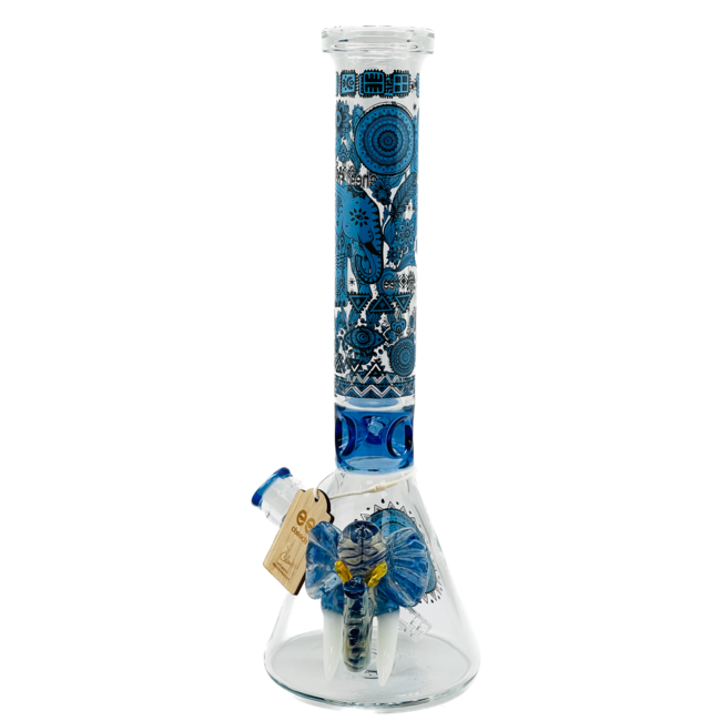 CHEECH GLASS 15'' ELEPHANT BEAKER  CHE-224