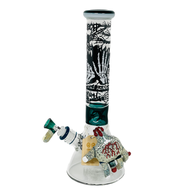 CHEECH GLASS 14'' BEAKER WITH HAND CHE-219