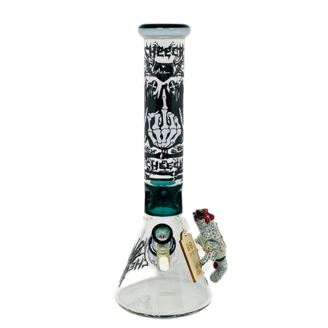 CHEECH GLASS 14'' BEAKER WITH HAND CHE-219
