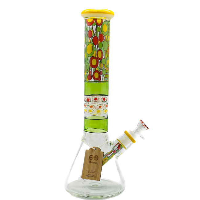 CHEECH GLASS 15'' COLOURFUL BEAKER BONG CHE-111