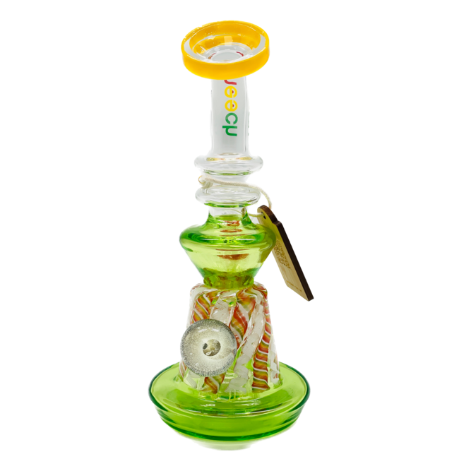 CHEECH GLASS 9'' MULTI COLOUR  DAP RIG CA-068