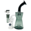 CHEECH GLASS 8'' CHARCOAL BLACK  BUBBLER WITH GIFT BOX CA-065