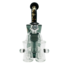CHEECH GLASS 8'' CHARCOAL BLACK  BUBBLER WITH GIFT BOX CA-065