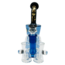 CHEECH GLASS 8'' BLUE BUBBLER WITH GIFT BOX CA-064