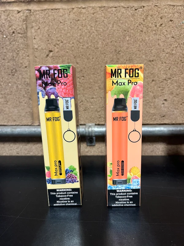 MR FOG MAX PRO Disposable pod Information