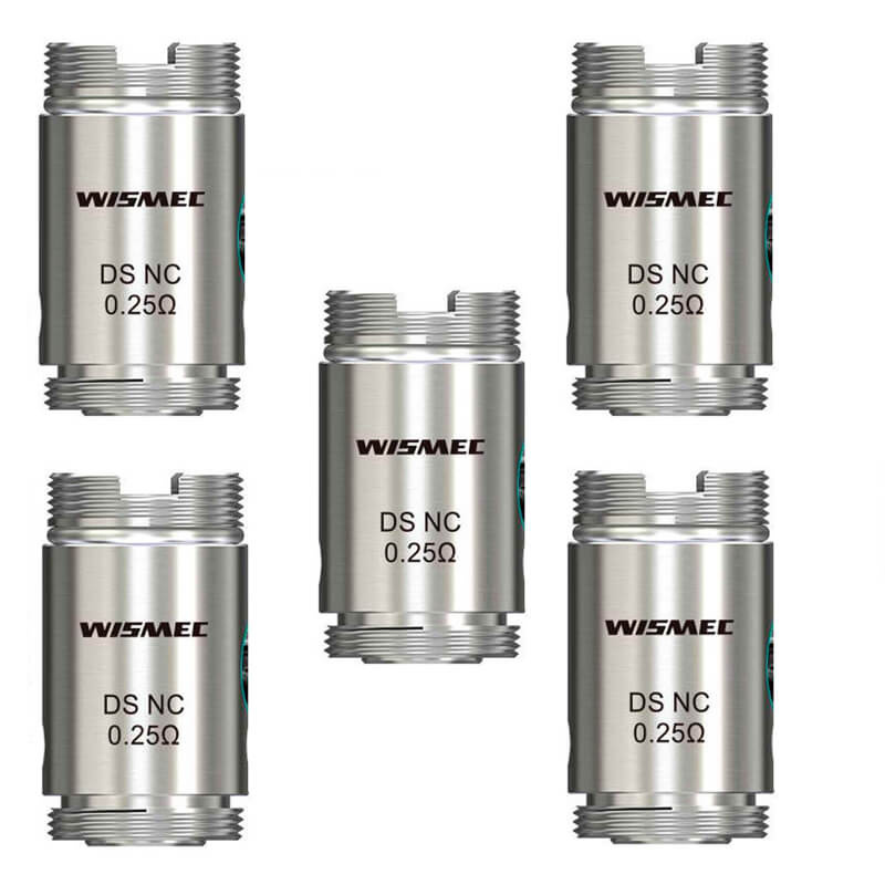 Order Now! WISMEC COIL DS DUAL 0.25 OHM single