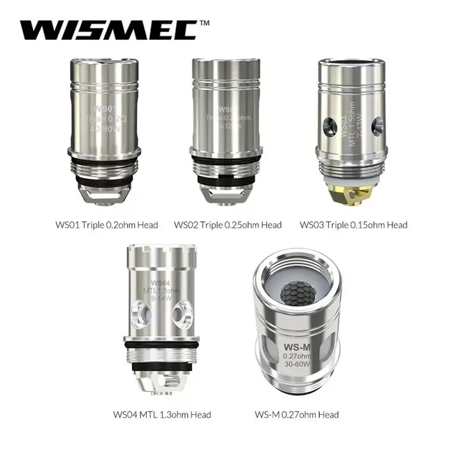 WISMEC WISMEC REPLACEMENT COIL(5 PACK)