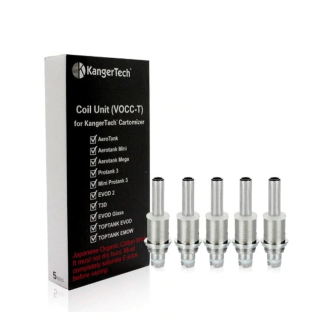 KANGERTECH KANGER TECH VOCC-T REPLACEMENT COIL(5 PACK)