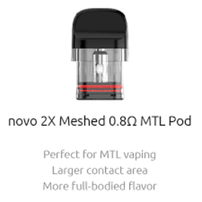 SMOK SMOK NOVO 2X REPLACEMENT POD(3 PCS)