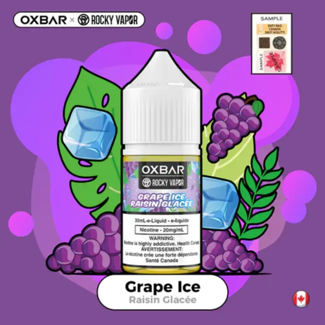 OXBAR ROCKY VAPOR OXBAR E-LIQUID SALT NIC