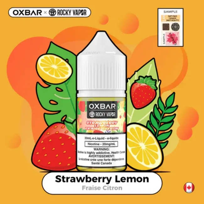 OXBAR ROCKY VAPOR OXBAR E-LIQUID SALT NIC