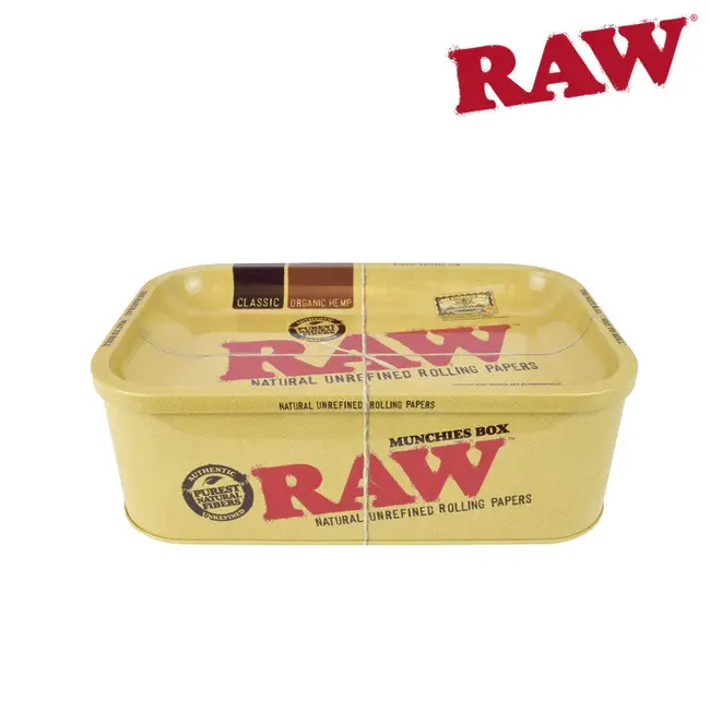 RAW RAW TIN MUNCHIES BOX