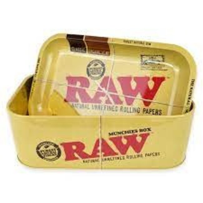 RAW RAW TIN MUNCHIES BOX