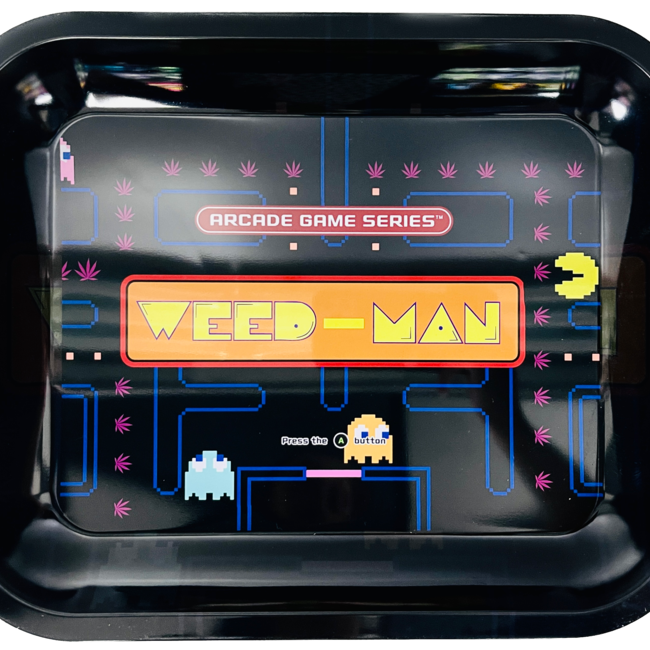 SMOKE PACMAN WEEDMAN STEEL LARGE ROLLING TRAY