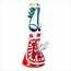 KAPOW 14'' RESIN 3D ARTWORK  BEAKER BONG-D30028