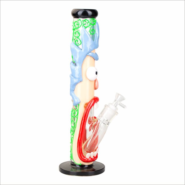 KAPOW 14'' RESIN 3D ARTWORK STRAIGHT BONG-D30059