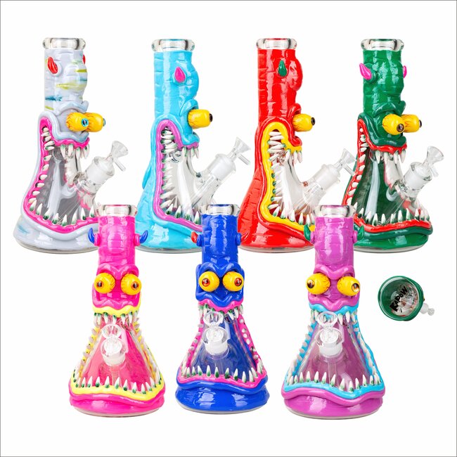 KAPOW 12''  RESIN 3D ARTWORK  BEAKER BONG-D300012