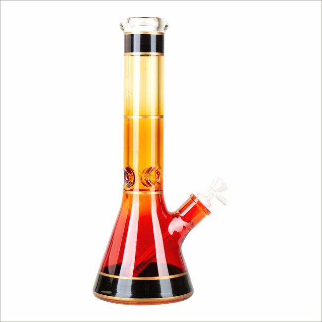 KAPOW 14'' TWO TONE COLOR  BEAKER BONG D30069