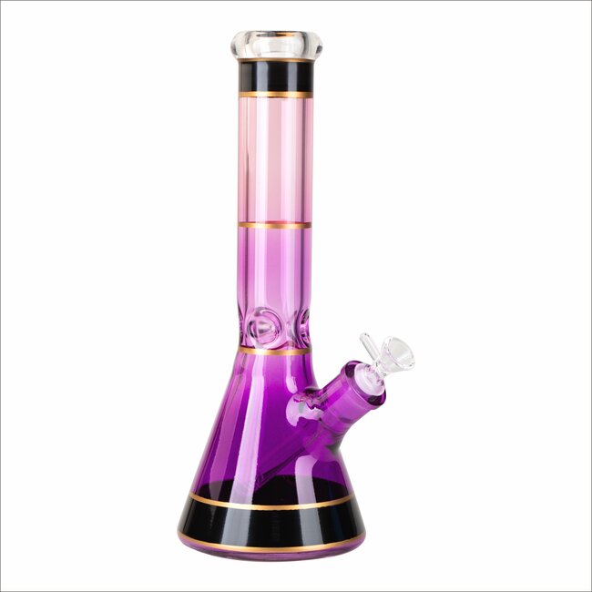 KAPOW 14'' TWO TONE COLOR  BEAKER BONG D30069