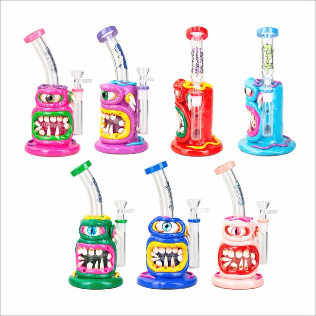 KAPOW 8'' RESIN 3D  DAB RIG D30052 KAPOW 8'' RESIN 3D  DAB RIG D30052