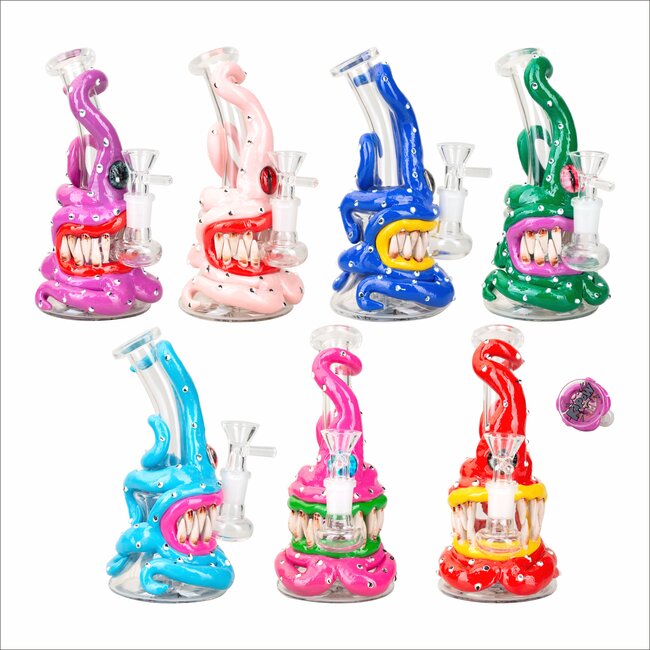 KAPOW 8'' RESIN  3D DAB RIG D30049