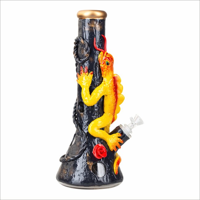 KAPOW 14'' RESIN 3D ARTWORK  BEAKER BONG-D30022
