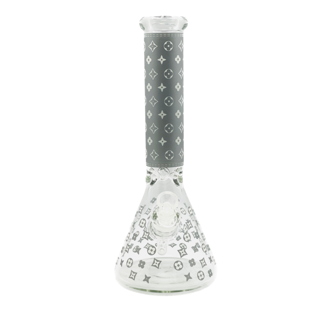 12'' LUXURY PATTERN BAKER  BONG 7MM(MG-12-Y-M)