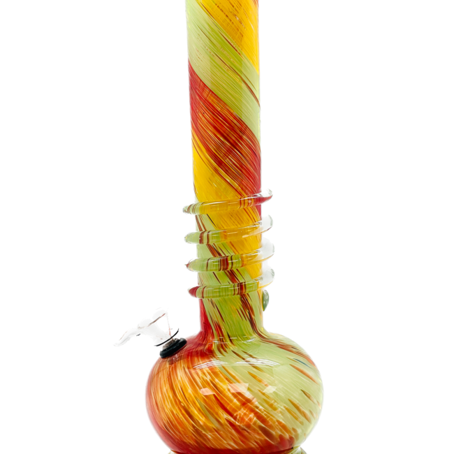 SOFT GLASS ROUND BASE 12''  WATER BONG(MA 1401)