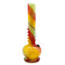 SOFT GLASS 12''  ROUND TWIST GRIP WATER BONG(MA 1401)