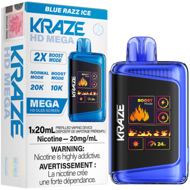 KRAZE KRAZE HD MEGA DISPOSABLE 20K