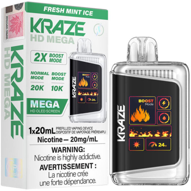 KRAZE KRAZE HD MEGA DISPOSABLE 20K