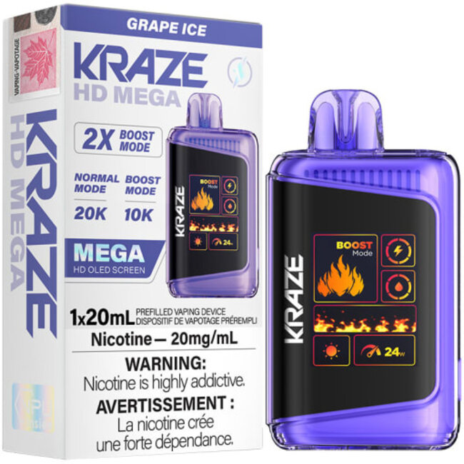 KRAZE KRAZE HD MEGA DISPOSABLE 20K